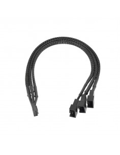 Kabel adapter Akyga AK-CA-65 4-pin (F) - 2x 4-pin (M), 1x 3-pin (M) 0,25m