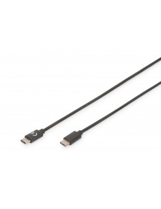 Kabel USB 2.0 DIGITUS HighSpeed Typ USB C/USB C M/M czarny 1,0m