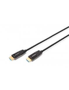 Kabel DIGITUS połączeniowy hybrydowy AOC HDMI 2.1 Ultra High Speed 8K60Hz UHD HDMI A/HDMI A M/M czarny 15m