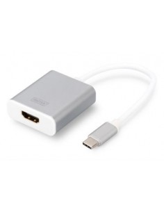 Kabel adapter DIGITUS HDMI 4K 30Hz UHD na USB 3.0 Typ C, z audio, aluminiowy