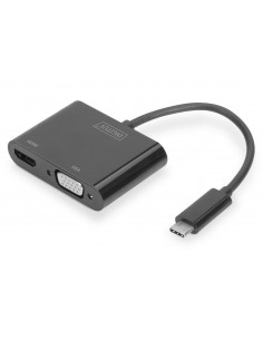 Adapter graficzny DIGITUS HDMI/ VGA 4K 30Hz UHD na USB 3.1 Typ C, z audio