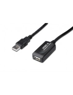 Przedłużacz USB 2.0A/M - USB A/Ż DIGITUS DA-73101 15m czarny