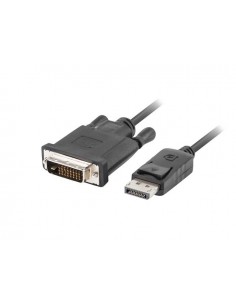 Kabel adapter Lanberg DisplayPort v1.2 - DVI-D (24+1) M/M 1,8m czarny Dual Link