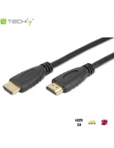 Kabel HDMI Techly HDMI-HDMI 2.0 M/M Ethernet 3D 4K, 6m, czarny