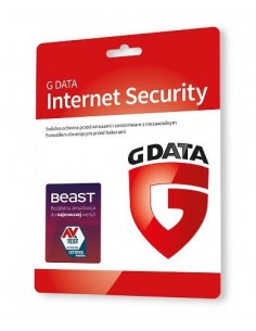 Oprogramowanie GDATA Internet Security 3PC 3lata karta-klucz