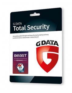 Oprogramowanie GDATA Total Security 3PC 3lata karta-klucz
