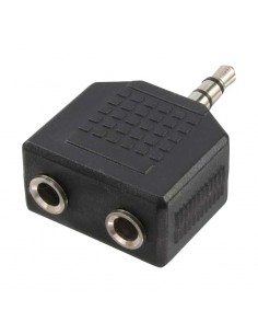 Adapter audio stereo LogiLink CA1002 3,5mm jack (M)  2x 3,5mm jack (F)