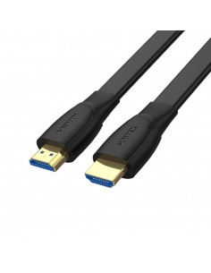 Kabel HDMI Unitek C11063BK-1.5M High Speed 2.0, 4K 60Hz, płaski, 1,5m