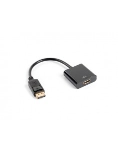 Kabel adapter Lanberg AD-0009-BK DisplayPort (M)-  HDMI (F) czarny