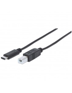 Kabel Manhattan USB-C-B M/M 1m czarny