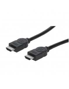 Kabel Manhattan HDMI-HDMI M/M V1,4 Ethernet 3D 4K 7,5 czarny