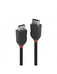 Kabel DisplayPort 1.2, LINDY Black Line 4K UHD M/M, czarny, 1,5m