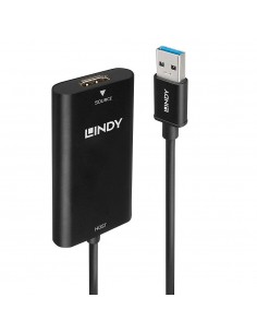 Konwerter HDMI na USB 3.0 LINDY Video Capture Device czarny