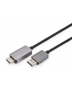 Kabel adapter DIGITUS PREMIUM DisplayPort - HDMI 8K 60Hz DP/HDMI M/M 1,8m