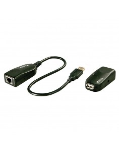 Extender USB 2.0 LINDY Cat.5 50m czarny