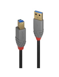 Kabel USB 3.0 LINDY Typu A na B Anthra Line 5m Czarny