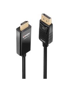 Kabel adapter LINDY DisplayPort - DVI M/M 3m czarny 4K 60Hz