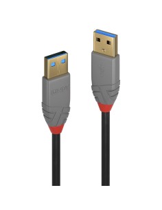 Kabel USB 3.0 LINDY Type A Cable, Anthra Line 5m Black