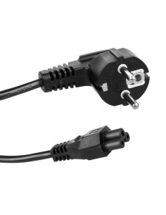 Kabel zasilający typu koniczynka Maclean, 3 pin, wtyk EU, 1.5m, MCTV-857