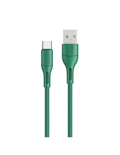 Kabel USB Usams U68 USB-C 1m Fast Charge -zielony