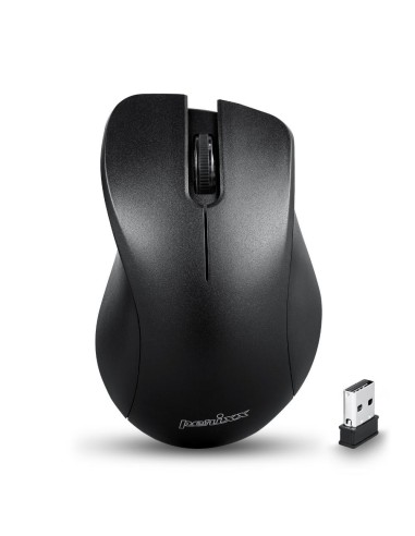 Mysz bezprzewodowa Perixx PERIMICE-621 optyczna 1600dpi 2.4 GHz, czarna, silent, cicha, bezklikowa