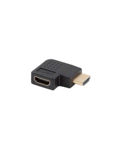 Adapter Lanberg HDMI(M) - HDMI(F) 4K kątowy prawo czarny