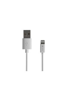 Kabel Natec Prati Lightning / iPhone - USB-A 1m MFI Biały