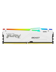 Pamięć DDR5 Kingston FURY Beast RGB 16GB (1x16GB) 6000MHz CL30 1,4V White EXPO
