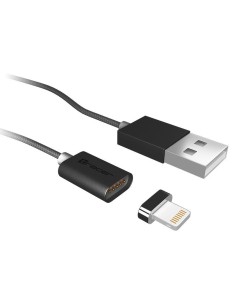Kabel USB 2.0 Tracer TRAKBK46274 magnetyczny iPhone AM - Lightning 1m czarny