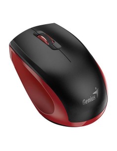 Mysz bezprzewodowa Genius NX-8006S Red Cichy Klik, sensor Blue-Eye, symetryczna 